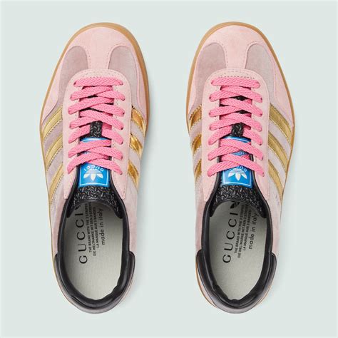 gucci adidas gazelle pink|gucci x gazelle pink velvet.